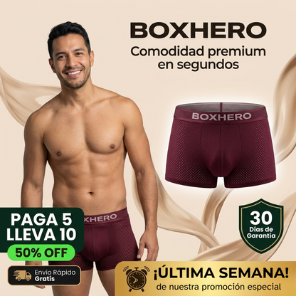 PAGA 5 LLEVA 10 | BOXERS DE FIBRA DE BAMBÚ PREMIUM — ULTRA SUAVES, FRESCOS Y SIN ROZADURAS (COLORES SURTIDOS)